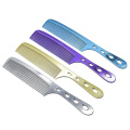 Barber Shop Styling Tool Multi-Coloured Hair Brush Aluminum Barber Haircut Comb for Adult for Animals Wholesale